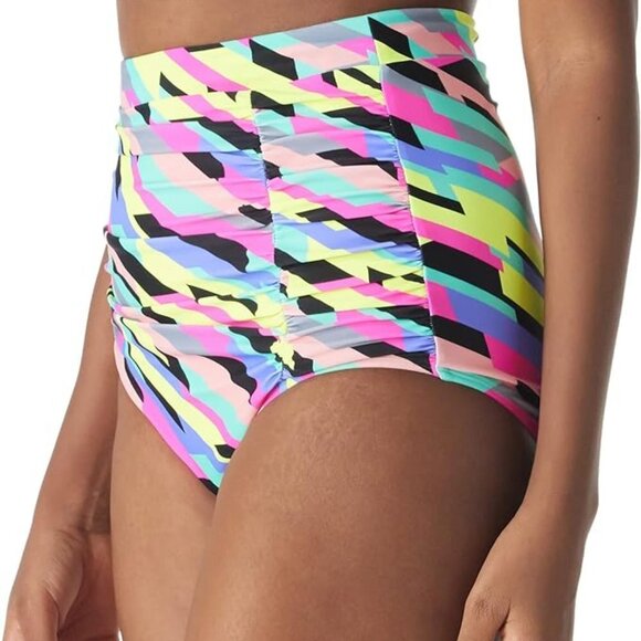 **RELLECIGA** Women's Ruched Bikini Bottom XL Multi Color - Picture 3 of 8